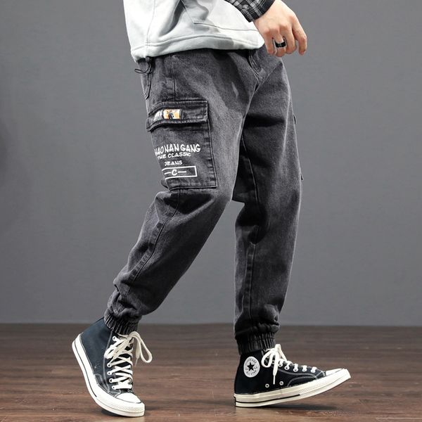 japanese vintage fashion men jeans loose fit black big pocket cargo pants white stripe designer hip hop jeans men joggers, Blue
japanese vintage fashion men jeans loose fit black big pocket cargo pants white stripe designer hip hop jeans men joggers, Blue