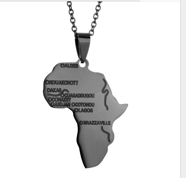 blockbuster fashion selling golden african map hip hop style hanging necklace stainless steel jewelry wholesale chain, Silver
blockbuster fashion selling golden african map hip hop style hanging necklace stainless steel jewelry wholesale chain, Silver