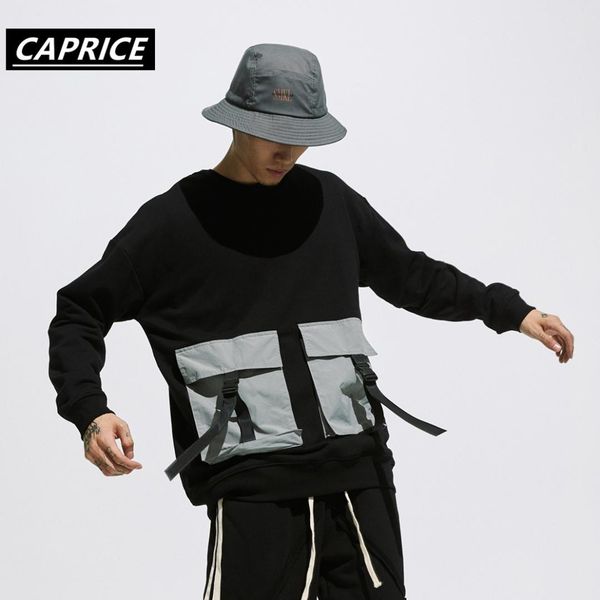 pocket long sleeve men autumn winter harajuku fashion ribbons male long sleeve 2019 hip hop casual streetwear hoodies, Black
pocket long sleeve men autumn winter harajuku fashion ribbons male long sleeve 2019 hip hop casual streetwear hoodies, Black