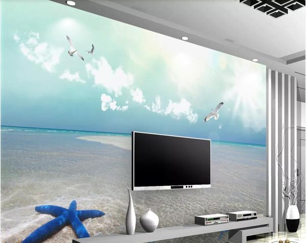 3d room wallpaper custom p mural beautiful blue sky and white clouds beach tv background wall wallpaper for walls 3 d
3d room wallpaper custom p mural beautiful blue sky and white clouds beach tv background wall wallpaper for walls 3 d