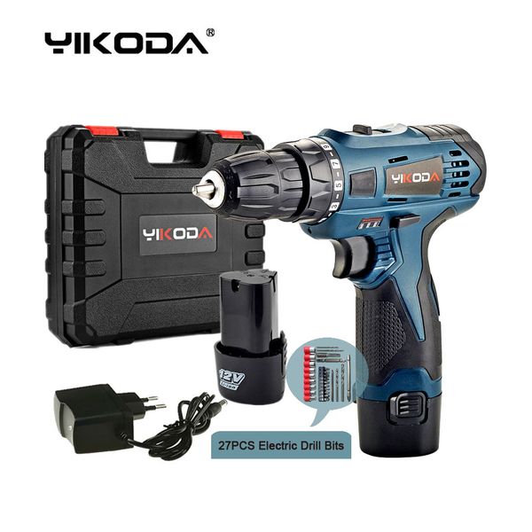 yikoda diy rechargeable electric screwdriver household multi-function lithium battery power tools 10mm led light 12v cordless drill
yikoda diy rechargeable electric screwdriver household multi-function lithium battery power tools 10mm led light 12v cordless drill