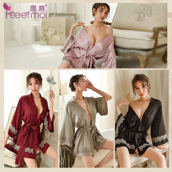 2019 autumn underwear water soluble flower embroidery corset waist bandwidth loose sleeves nightgown suit, Black;red
2019 autumn underwear water soluble flower embroidery corset waist bandwidth loose sleeves nightgown suit, Black;red