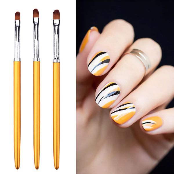 3pcs/pack nail art brush handle acrylic uv gel extension builder petal flower painting drawing brush manicure tools, Yellow
3pcs/pack nail art brush handle acrylic uv gel extension builder petal flower painting drawing brush manicure tools, Yellow