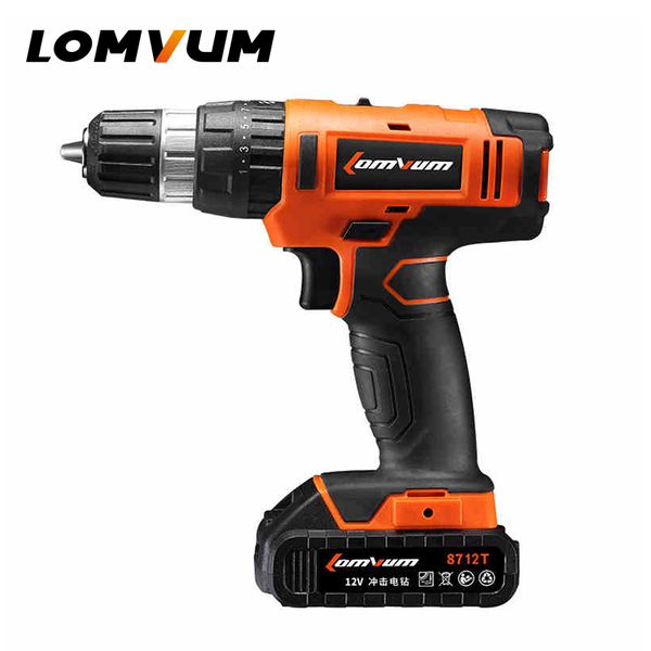 lomvum 12v impact cordless screwdriver multifunctional 2 speed drill with lithium battery hammer function for home project 8712t
lomvum 12v impact cordless screwdriver multifunctional 2 speed drill with lithium battery hammer function for home project 8712t