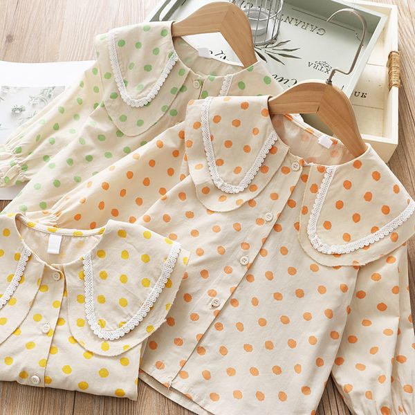 girls spring shirt 2020 new style korean-style cute baby girls dotted fold-down collar children long-sleeve blouse fashion, White
girls spring shirt 2020 new style korean-style cute baby girls dotted fold-down collar children long-sleeve blouse fashion, White