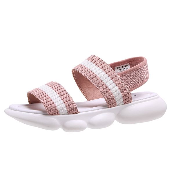 aiba fashion stretch fabric women sport casual sandals flat beach shoes gladiator girls sandals summer women's chunky shoes, Black
aiba fashion stretch fabric women sport casual sandals flat beach shoes gladiator girls sandals summer women's chunky shoes, Black