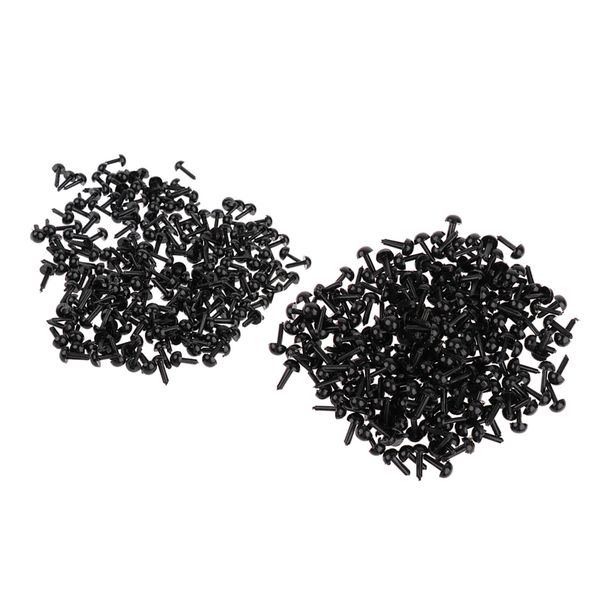 400pcs plastic safety eyes craft eyes for doll puppet bear plush animal felting toy arts making 5mm 6mm black
400pcs plastic safety eyes craft eyes for doll puppet bear plush animal felting toy arts making 5mm 6mm black