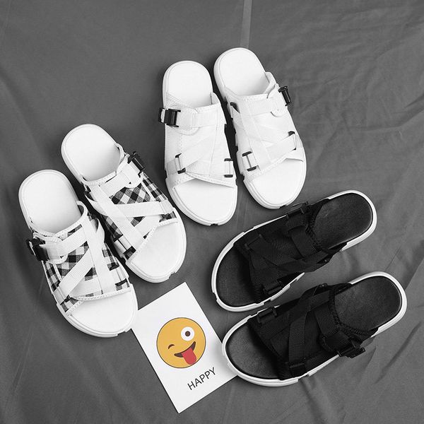 net red slippers male summer fashion outer wear 2020 new korean men's fashion personality slip outdoor beach sandals, Black
net red slippers male summer fashion outer wear 2020 new korean men's fashion personality slip outdoor beach sandals, Black