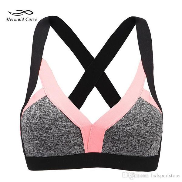 mermaid curve bralette sport bra sportswear fitness cross backless yoga bra patchwork women tank crop, Black
mermaid curve bralette sport bra sportswear fitness cross backless yoga bra patchwork women tank crop, Black