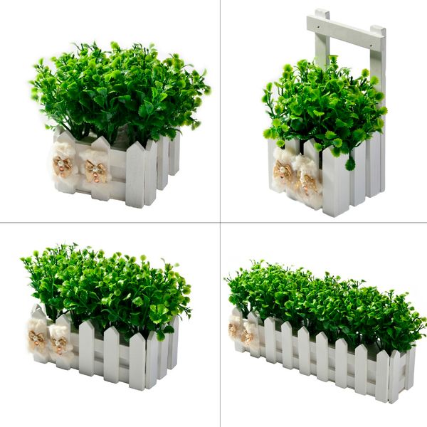 peppermint grass+white fence artificial flowers for wedding party decoration plastic flower+vase bonsai set fake flowers gift
peppermint grass+white fence artificial flowers for wedding party decoration plastic flower+vase bonsai set fake flowers gift