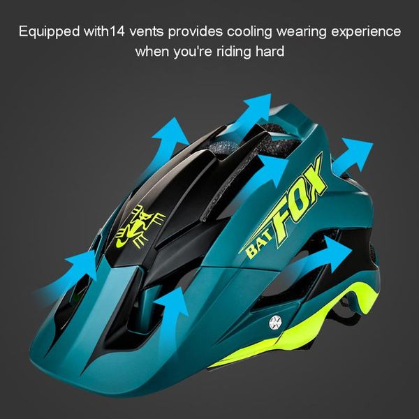 batfox mtb cycling helmet ultralight bicycle helmet integrated road mountain bike mtb for 560-620mm heads circumference
batfox mtb cycling helmet ultralight bicycle helmet integrated road mountain bike mtb for 560-620mm heads circumference