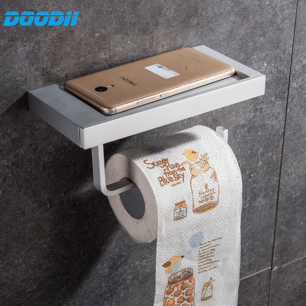 doodii stainless steel&aluminum phone toilet paper holder with shelf bathroom mobile phones towel rack toilet roll tissue holder
doodii stainless steel&aluminum phone toilet paper holder with shelf bathroom mobile phones towel rack toilet roll tissue holder
