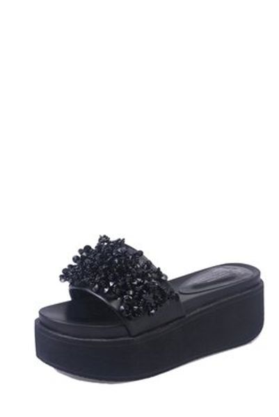 2019 women slippers summer beach slides flip flops peep toe sandals glitter slippers sandals platform summer women's home, Black
2019 women slippers summer beach slides flip flops peep toe sandals glitter slippers sandals platform summer women's home, Black