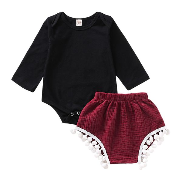 cute toddler kids baby girls long sleeve romper bodysuit tassel shorts outfits sets ifant toddler newborn outfits set sale, White
cute toddler kids baby girls long sleeve romper bodysuit tassel shorts outfits sets ifant toddler newborn outfits set sale, White