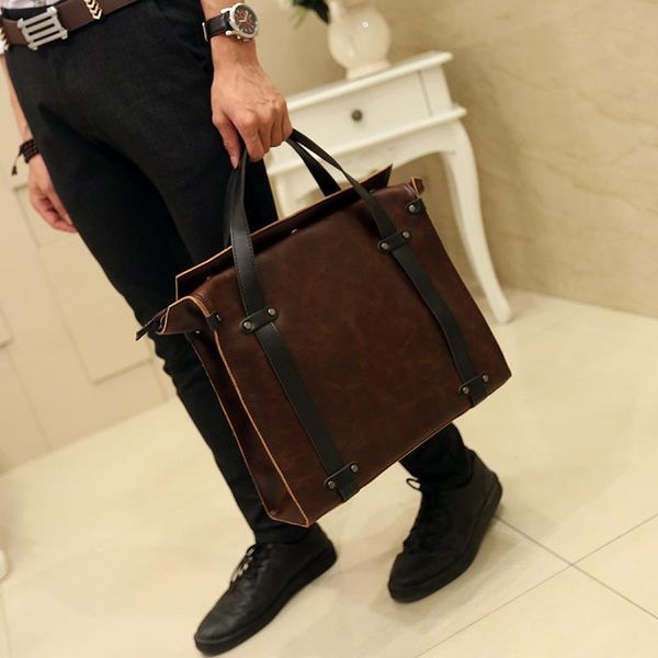 designer-new korean version of men's bag leather men's bag quality handbag one shoulder business leisure
designer-new korean version of men's bag leather men's bag quality handbag one shoulder business leisure