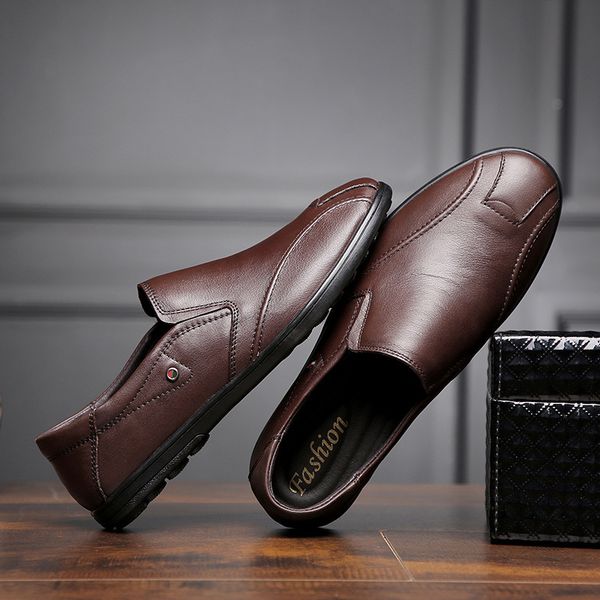 2019 new style full-grain leather moccosins men's england-style low men's shoes trend korean-style genuine leather moccosins, Black
2019 new style full-grain leather moccosins men's england-style low men's shoes trend korean-style genuine leather moccosins, Black