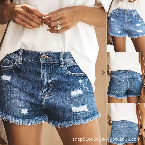 2020summer european and american cross-border new pants solid color slim pocket shorts fashion raw edge jeans, White;black
2020summer european and american cross-border new pants solid color slim pocket shorts fashion raw edge jeans, White;black