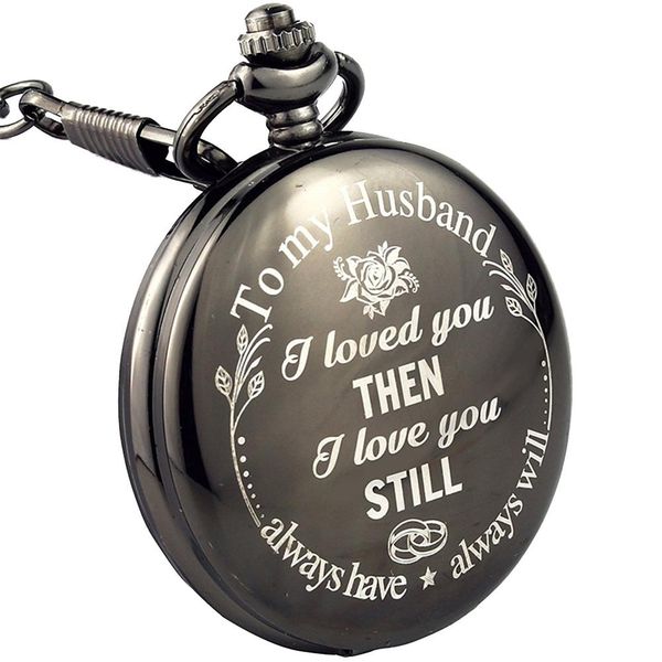lintimes women fob watches to my husband love you still printing metal pocket watch gift for mother's day, Slivery;golden
lintimes women fob watches to my husband love you still printing metal pocket watch gift for mother's day, Slivery;golden