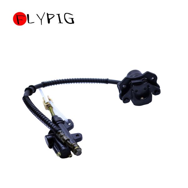 

flypig new black rear brake assembly atv quad caliper for 50cc 70cc 90cc 110cc 125cc master cylinder chinese scooter motorcycle