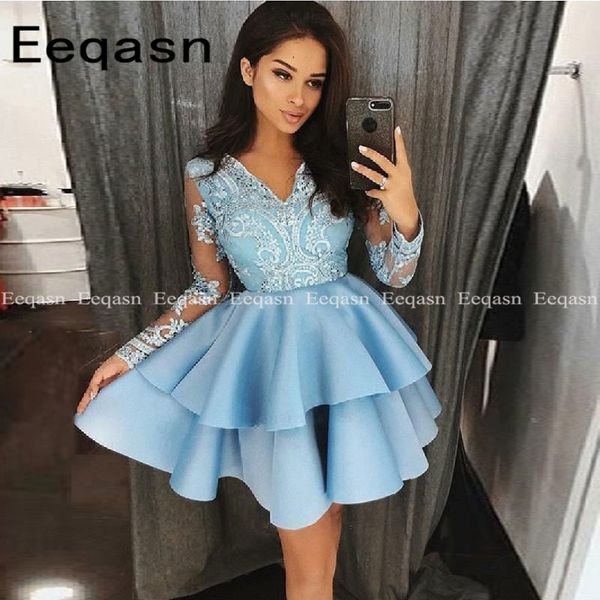 burgundy short cocktail dress long sleeves appliques v neck wedding party dress cocktail party plus size 2019, White;black
burgundy short cocktail dress long sleeves appliques v neck wedding party dress cocktail party plus size 2019, White;black