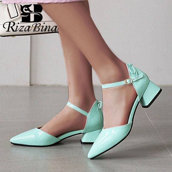 rizabina plus size 31-48 leather women sandals bow-tie pointed toe shoes women cover heel soft buckle metal casual zapatos, Black
rizabina plus size 31-48 leather women sandals bow-tie pointed toe shoes women cover heel soft buckle metal casual zapatos, Black