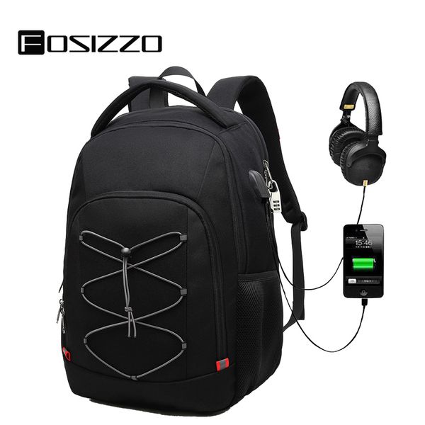 fosizzo large-capacity student schoolbag casual solid color material oxford man's backpack multi-functional simple bag fs4008
fosizzo large-capacity student schoolbag casual solid color material oxford man's backpack multi-functional simple bag fs4008