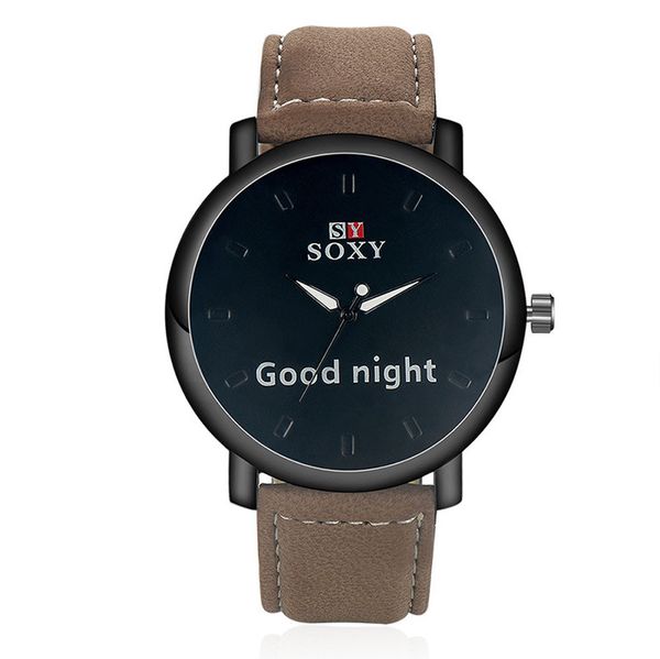 fashion men's belt watch creative english dial men's sports watch reloj de hombre w, Slivery;brown
fashion men's belt watch creative english dial men's sports watch reloj de hombre w, Slivery;brown
