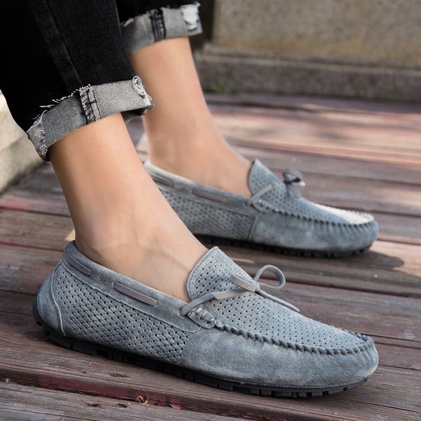 fashion summer hole soft moccasins shoes outdoor men loafers breathable genuine leather shoes men flats gommino driving l5, Black
fashion summer hole soft moccasins shoes outdoor men loafers breathable genuine leather shoes men flats gommino driving l5, Black