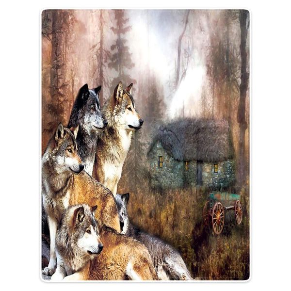 hommomh 60 "x80" blanket throw comfortable warm soft plush sofa throw blanket scary wolf pack
hommomh 60 "x80" blanket throw comfortable warm soft plush sofa throw blanket scary wolf pack