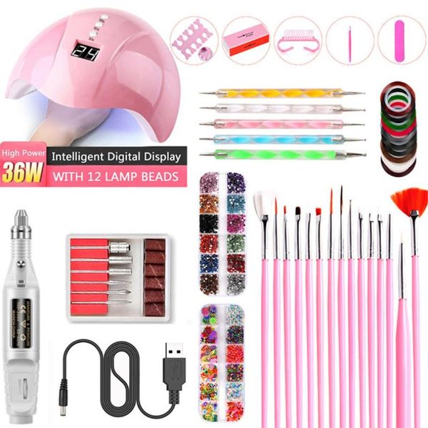usb smart sensor nail lamp uv led lamp dryer ptherapy manicure tools set electric nail drill gifts, Silver
usb smart sensor nail lamp uv led lamp dryer ptherapy manicure tools set electric nail drill gifts, Silver