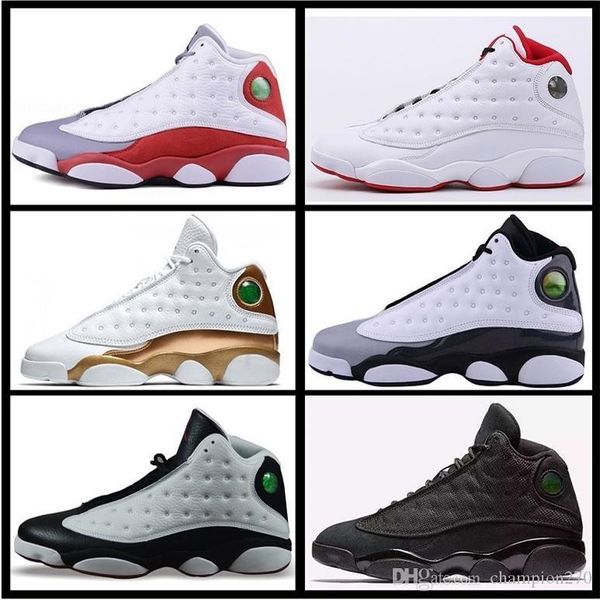 new 2019 quality 13 13s men women basketball shoes bred black brown blue white hologram flints grey red sports sneakers size13
new 2019 quality 13 13s men women basketball shoes bred black brown blue white hologram flints grey red sports sneakers size13