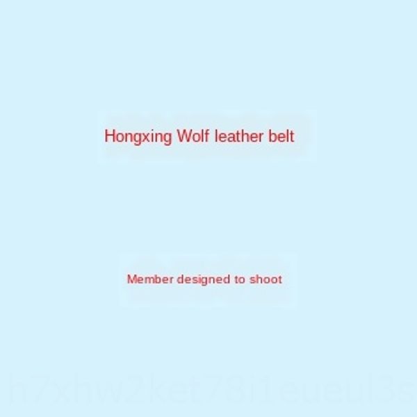 specially stedi shooting hongxing specially stedi shooting wolf belt hongxing wolf belt, Black;brown
specially stedi shooting hongxing specially stedi shooting wolf belt hongxing wolf belt, Black;brown