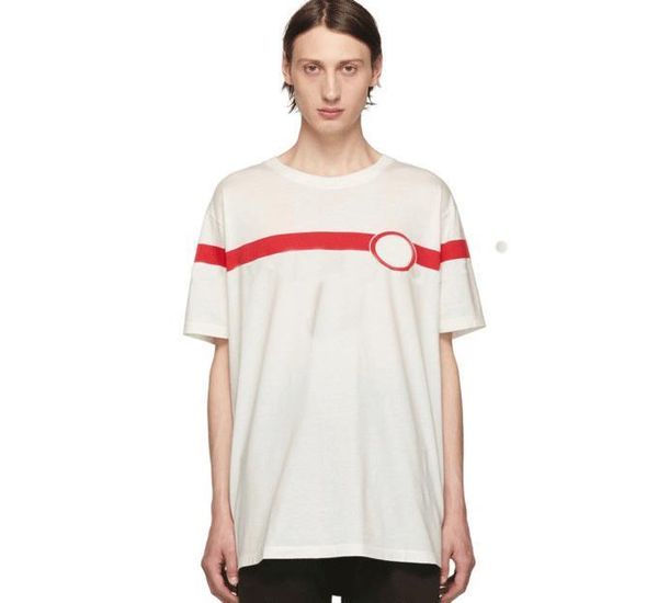 19ss роскошные европейские полосы печати тройник ретро улица негабаритных повседневная хлопковая футболка высокое качество мужчины женщины п, White
19ss роскошные европейские полосы печати тройник ретро улица негабаритных повседневная хлопковая футболка высокое качество мужчины женщины п, White