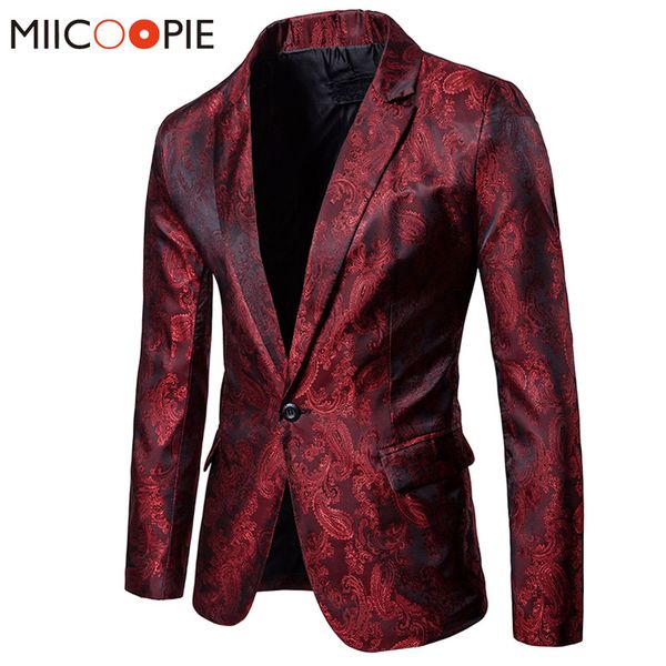 new men suit blazer autumn winter court-style dark lines one botton performance jacket slim blazer men's fashion outerwear coat, White;black
new men suit blazer autumn winter court-style dark lines one botton performance jacket slim blazer men's fashion outerwear coat, White;black