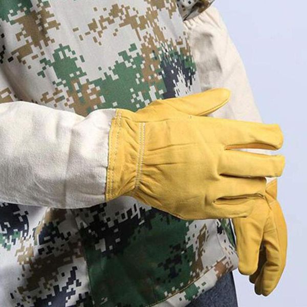 1 pair professional beekeeper prevent gloves cotton pu leather breathable anti bee protective sleeves for beekeeping apiculture
1 pair professional beekeeper prevent gloves cotton pu leather breathable anti bee protective sleeves for beekeeping apiculture