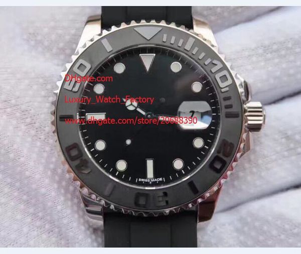 40mm asia 2813 movement black face ceramic bezel case rubber band automatic stainless steel watch 116655 men's watch, Slivery;brown
40mm asia 2813 movement black face ceramic bezel case rubber band automatic stainless steel watch 116655 men's watch, Slivery;brown
