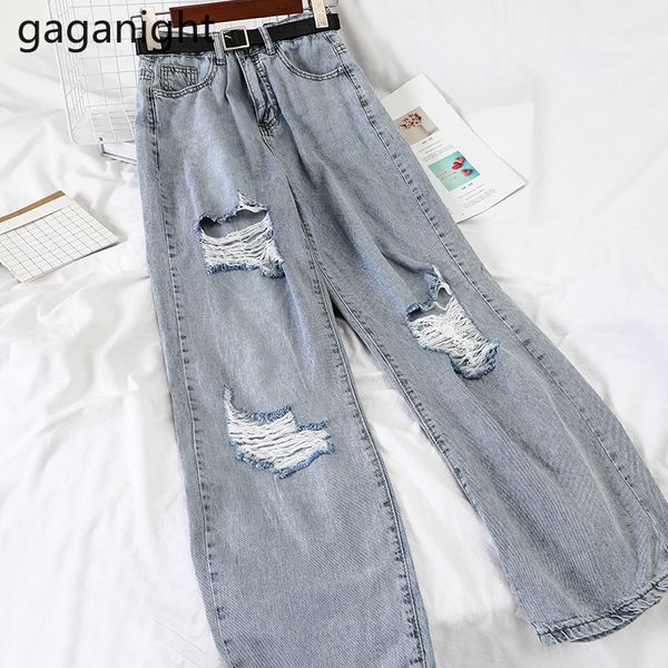 gaganight fashion hole women long jeans straight wide leg pant casual loose high waist denim trousers female plus size pantalon, Blue
gaganight fashion hole women long jeans straight wide leg pant casual loose high waist denim trousers female plus size pantalon, Blue