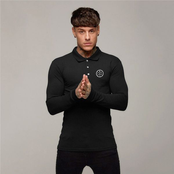 new fashion mens solid color casual shirts long sleeve sportswear fitness shirt cotton autumn slim fit poloshirt men, White;black
new fashion mens solid color casual shirts long sleeve sportswear fitness shirt cotton autumn slim fit poloshirt men, White;black