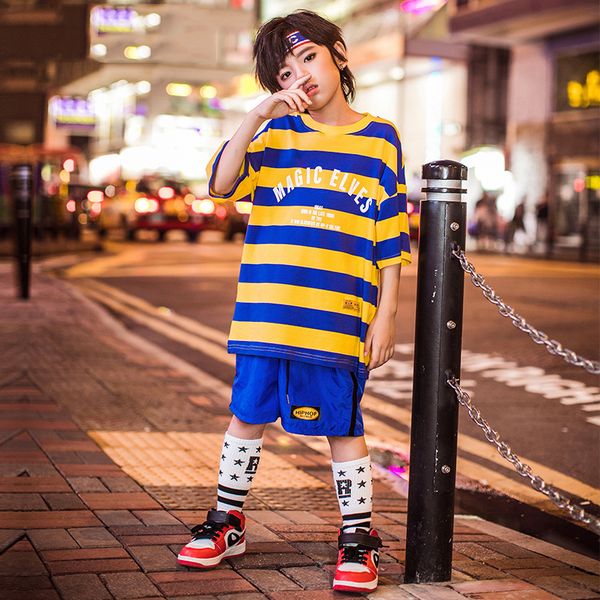 new dance wear street sets kids hiphop dancing outfits stripe children's day jazz dance stage costumes for kids bl2165, Black;red
new dance wear street sets kids hiphop dancing outfits stripe children's day jazz dance stage costumes for kids bl2165, Black;red