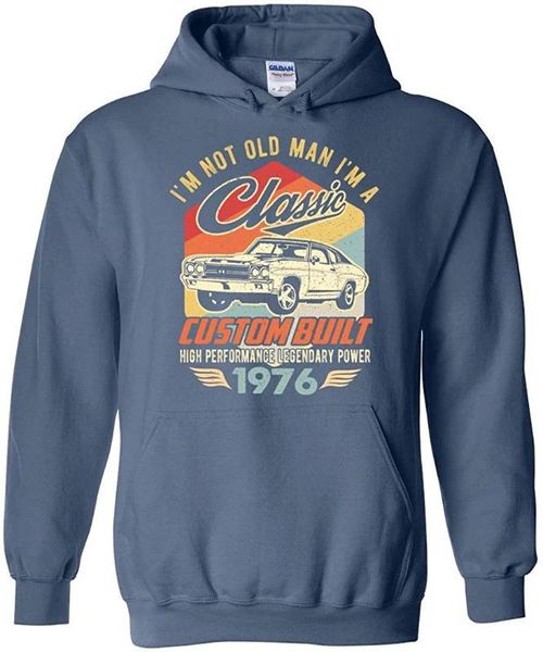 men's hoodies & sweatshirts casual i'm not old man classic 1976 custom built heavy blend hoodie men women sweatshirt, Black
men's hoodies & sweatshirts casual i'm not old man classic 1976 custom built heavy blend hoodie men women sweatshirt, Black