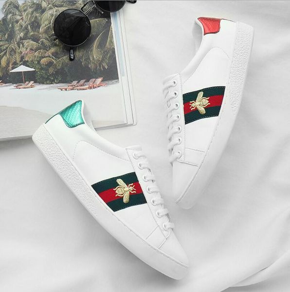 Fashion Embroidery Small White Shoes G Men Women Loafers Sneakers Low Cut Lace-up G Unisex Small Bee Zapatos Casual Flat Shoes 36-44
Fashion Embroidery Small White Shoes G Men Women Loafers Sneakers Low Cut Lace-up G Unisex Small Bee Zapatos Casual Flat Shoes 36-44