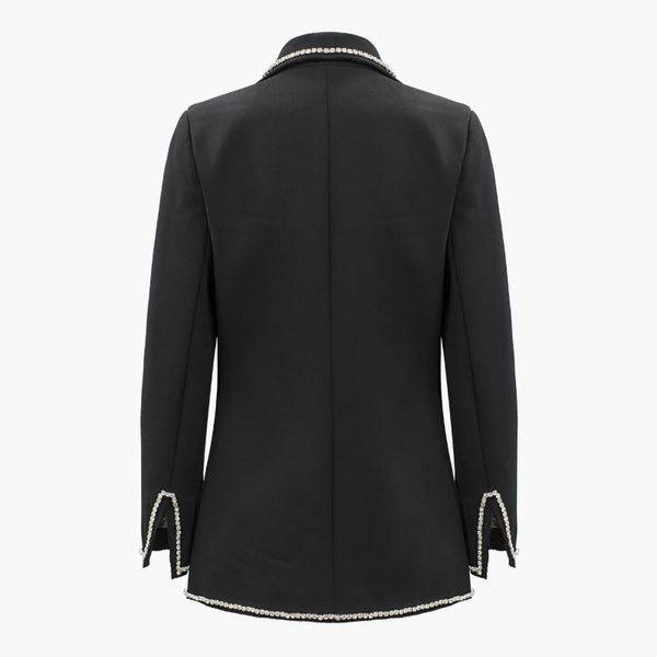 sequin women chic jacket diamonds black formal jackets turn-down collar pockets notched blazer coat outerwear female, White;black
sequin women chic jacket diamonds black formal jackets turn-down collar pockets notched blazer coat outerwear female, White;black