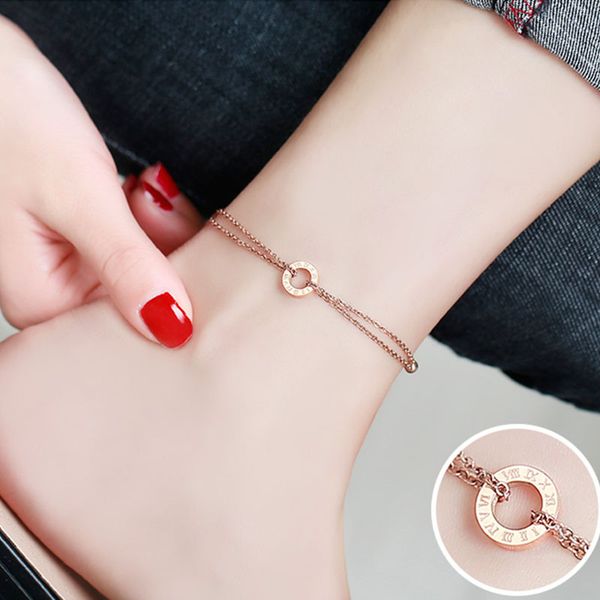 wholesale hollow ring anklets for women copper plated rose gold digital anklet roman digital anklet cadena para tobillo oro, Red;blue
wholesale hollow ring anklets for women copper plated rose gold digital anklet roman digital anklet cadena para tobillo oro, Red;blue