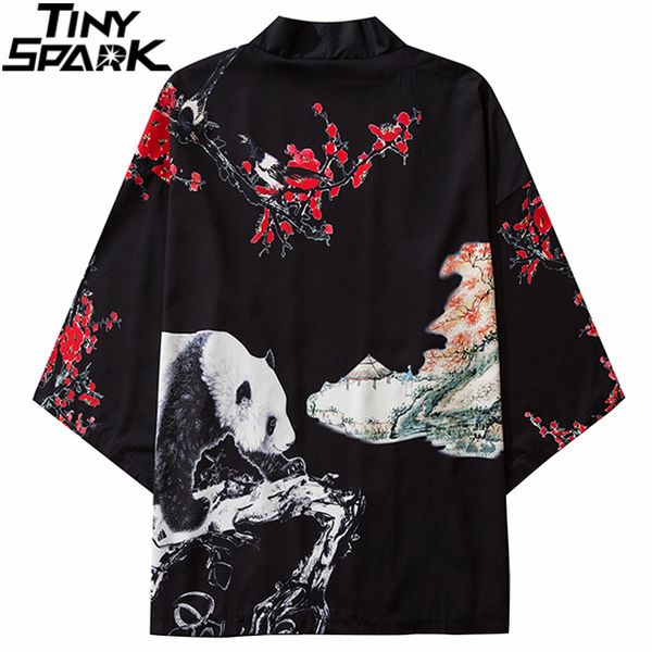 men's jackets japanese kimono jacket panda painting print 2021 men harajuku streetwear coat casual thin gown japan style, Black;brown
men's jackets japanese kimono jacket panda painting print 2021 men harajuku streetwear coat casual thin gown japan style, Black;brown