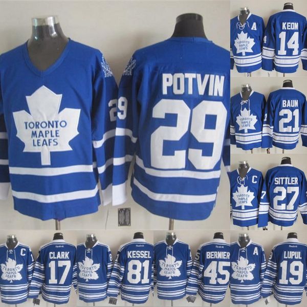 Toronto Maple Leafs 21 Borje Salming 7 Tim Horton 29 Mike Palmateer 17 Wendel Clark 27 Darryl Sittler 19 Bruce Boudreau Hockey Jersey
Toronto Maple Leafs 21 Borje Salming 7 Tim Horton 29 Mike Palmateer 17 Wendel Clark 27 Darryl Sittler 19 Bruce Boudreau Hockey Jersey
