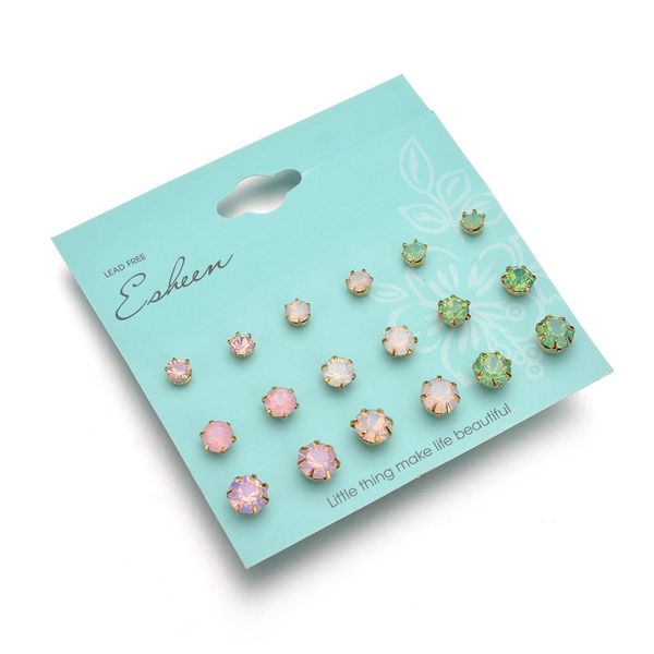 fashion cubic zirconia stud earrings set for woman simple round colorful earring statement party jewelry gifts e31, Golden;silver
fashion cubic zirconia stud earrings set for woman simple round colorful earring statement party jewelry gifts e31, Golden;silver