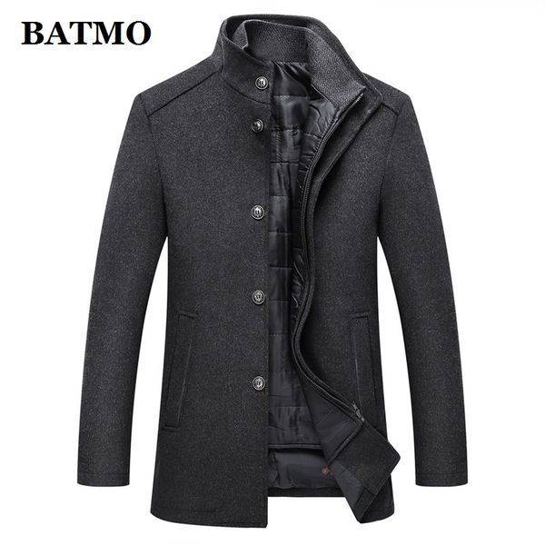batmo 2019 new arrival winter thicked wool casual trench coat men,men's winter warm jackets ,plus-size m-xxxl, Black
batmo 2019 new arrival winter thicked wool casual trench coat men,men's winter warm jackets ,plus-size m-xxxl, Black