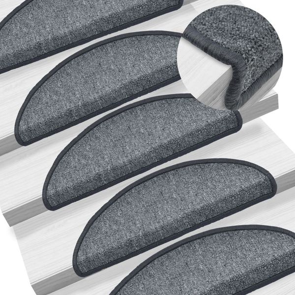 15 pcs. stair mats dark gray 65 x 24 x 4 cm wall stickers
15 pcs. stair mats dark gray 65 x 24 x 4 cm wall stickers