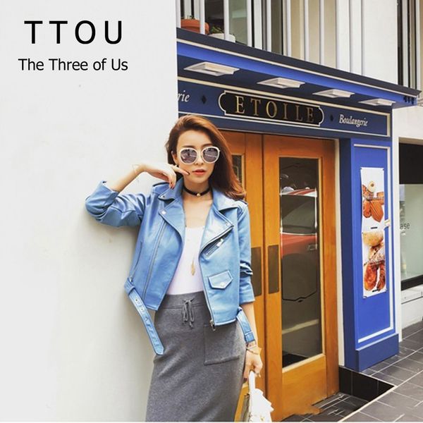 ttou women autumn high street short coat soft pu yellow jacket women fashion motorcycle short jacket faux leather coat, Black;brown
ttou women autumn high street short coat soft pu yellow jacket women fashion motorcycle short jacket faux leather coat, Black;brown