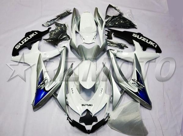 4gifts injection mold new abs motorcycle fairings kit fit for suzuki gsx-r600 gsx-r750 600 750 k8 2008 2009 2010 08 09 10 white silver blue 
4gifts injection mold new abs motorcycle fairings kit fit for suzuki gsx-r600 gsx-r750 600 750 k8 2008 2009 2010 08 09 10 white silver blue